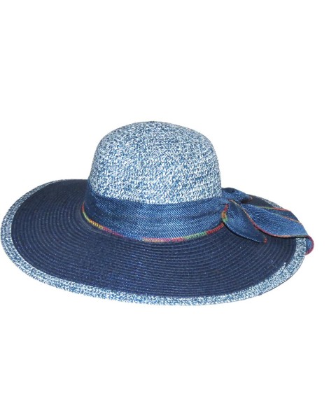Women's hat with two-tone...