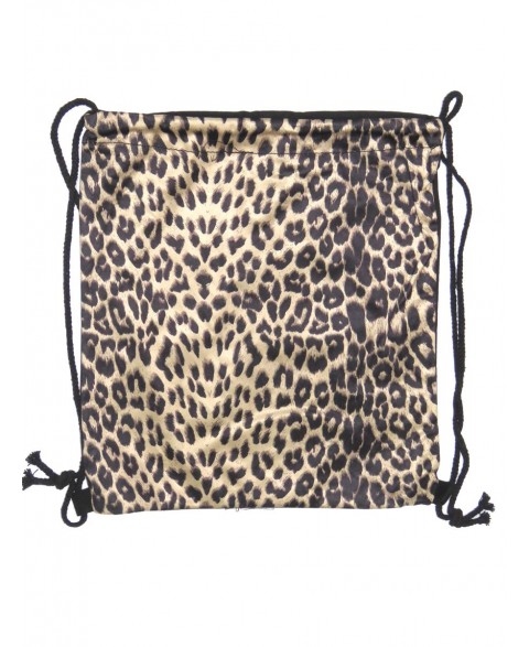 Leopard pouch backpack
