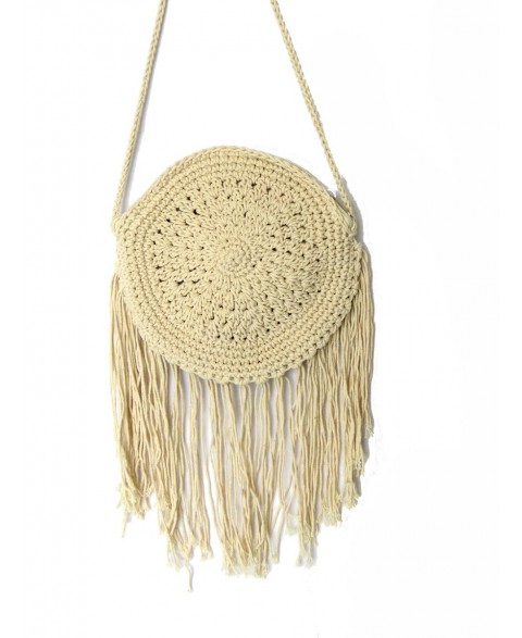 Women's round rayon bag