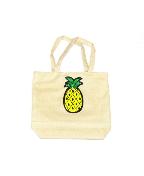 Beach bag with pineapple