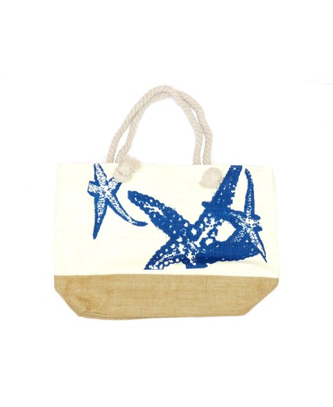 Beach bag with starfish