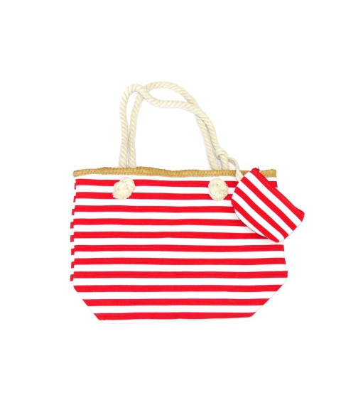 Striped beach bag 721144