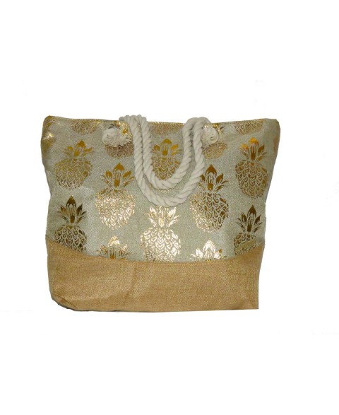 Beach bag with pineapple