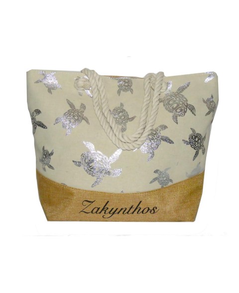Beach bag with turtles