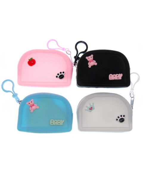 Wallet keychain oval mix...