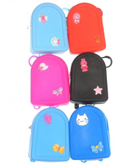 Keychain rubber wallet mix...