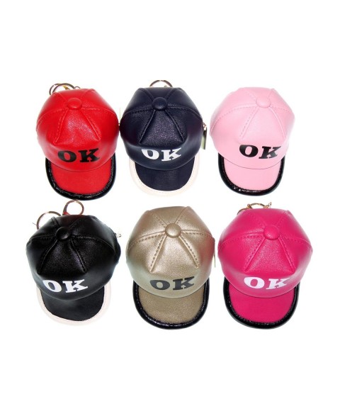 Keychain purse hat mix colors