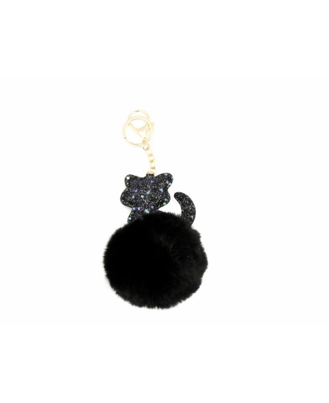 Cat tassel keychain with...