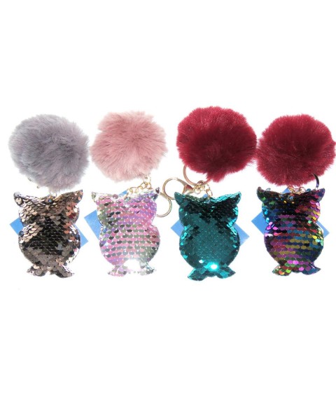 Tassel keychain with owl...
