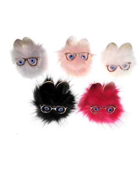 Tassel key ring monster mix...
