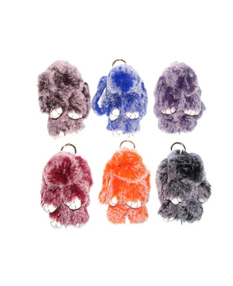 Rabbit tassel key color mix