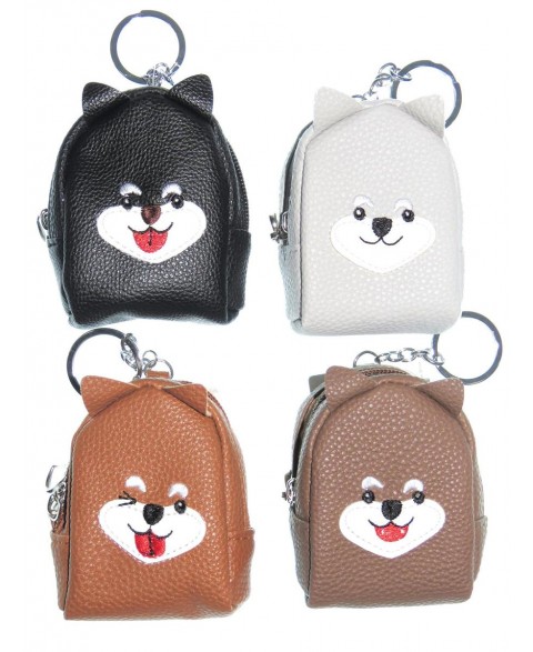 Keychain bag with dog mix...