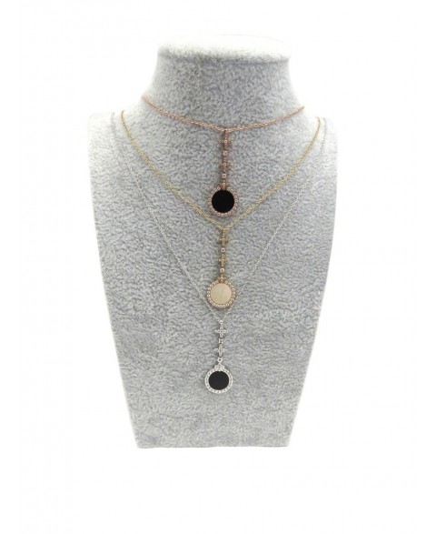 Women's necklace with crosses