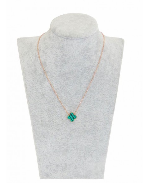 Women's necklace with flower