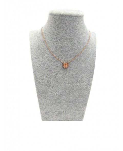 Women's necklace with heart