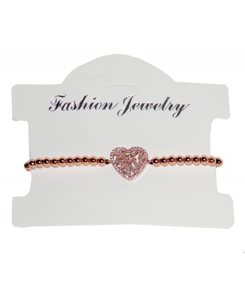 Women's heart bracelet
