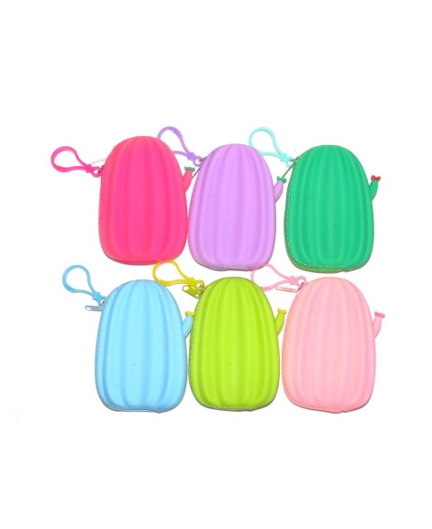 Cactus wallet keychain mix