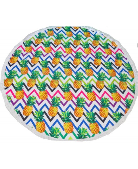 Round pineapple towel