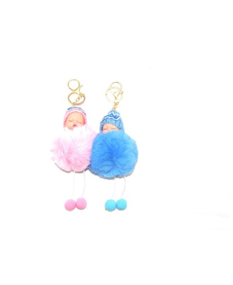 Baby tassel keychain mix...