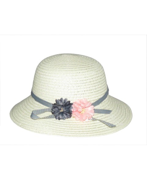 Children's hat ribbon flowers